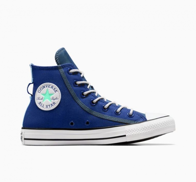 Blue Converse Chuck Taylor All Star Utility Twist Women\'s High Tops | NZ EXNAQ7810