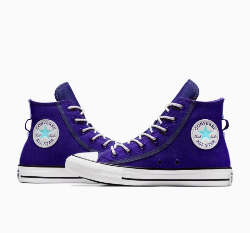 Blue Converse Chuck Taylor All Star Utility Twist Women's High Tops | NZ AYHEO9287