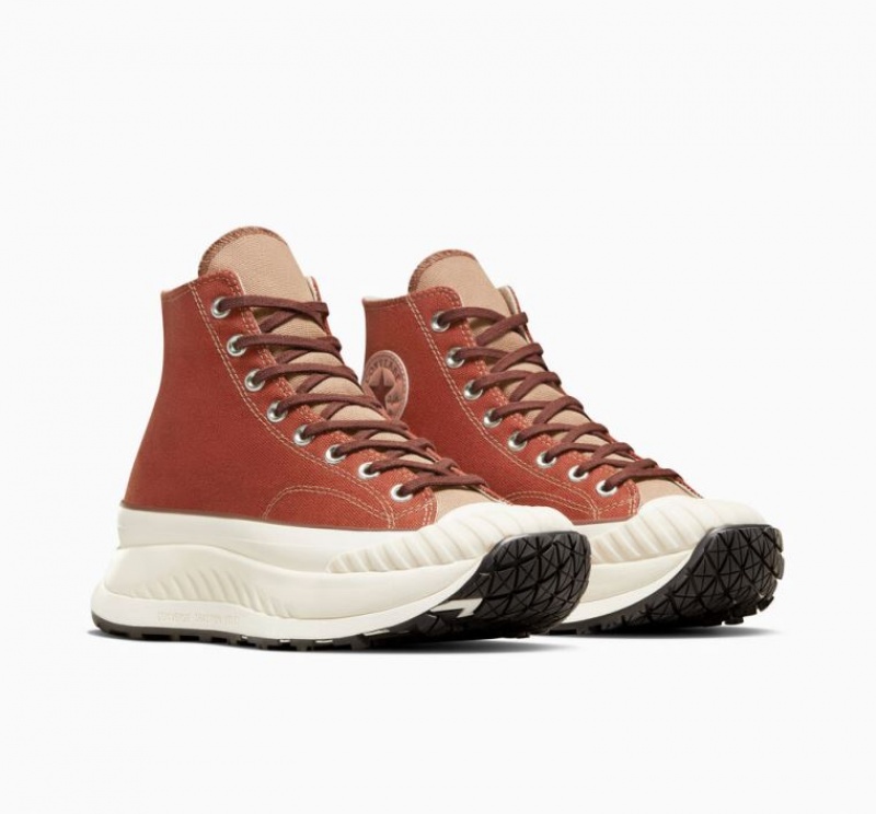 Brown Converse Chuck 70 At-cx Men's High Tops | NZ EWAQT0358