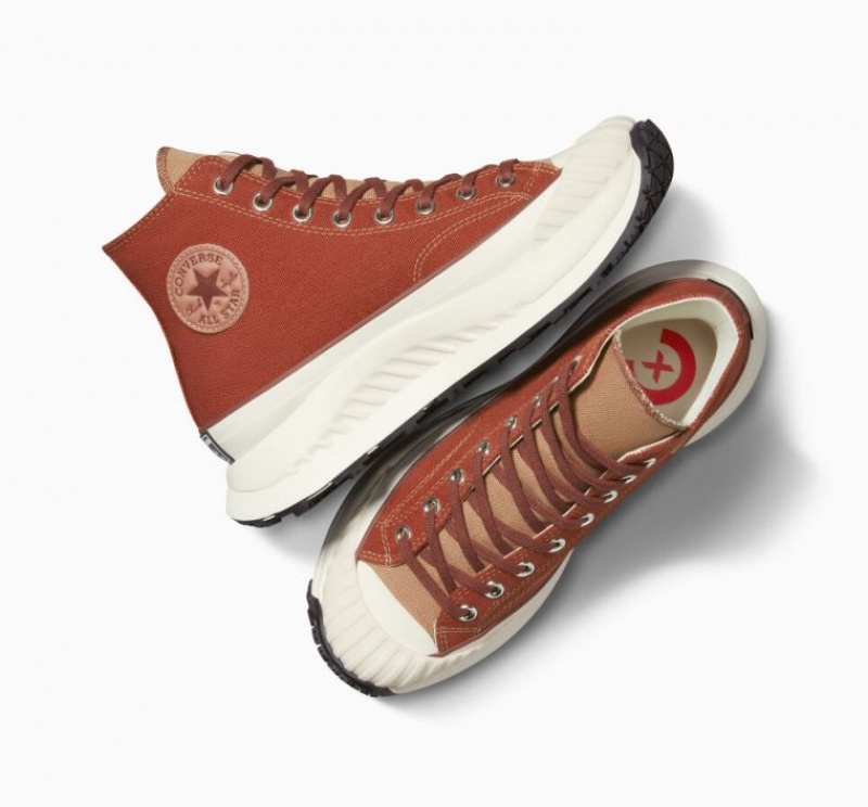 Brown Converse Chuck 70 At-cx Men's High Tops | NZ EWAQT0358