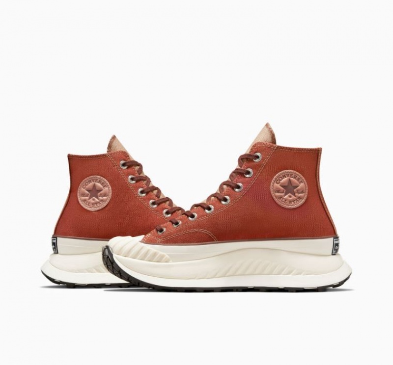 Brown Converse Chuck 70 At-cx Men's High Tops | NZ EWAQT0358