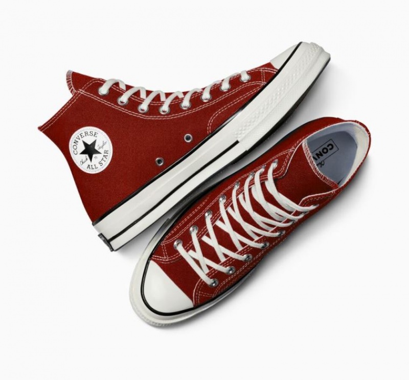 Brown Converse Chuck 70 Canvas Men's High Tops | NZ NXFDG4513