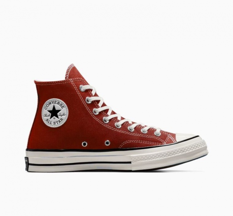 Brown Converse Chuck 70 Canvas Men\'s High Tops | NZ NXFDG4513