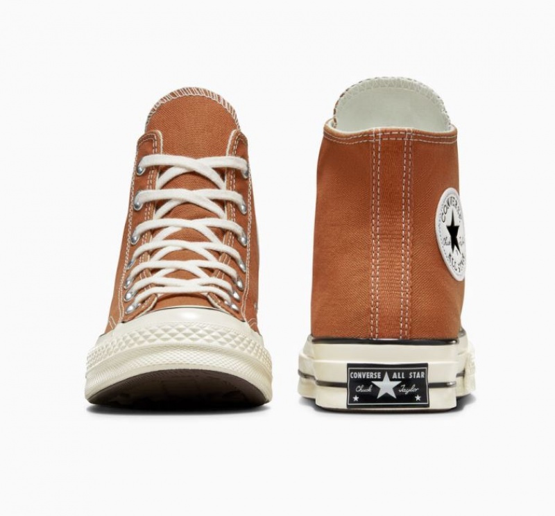 Brown Converse Chuck 70 Canvas Men's High Tops | NZ USMGY8641