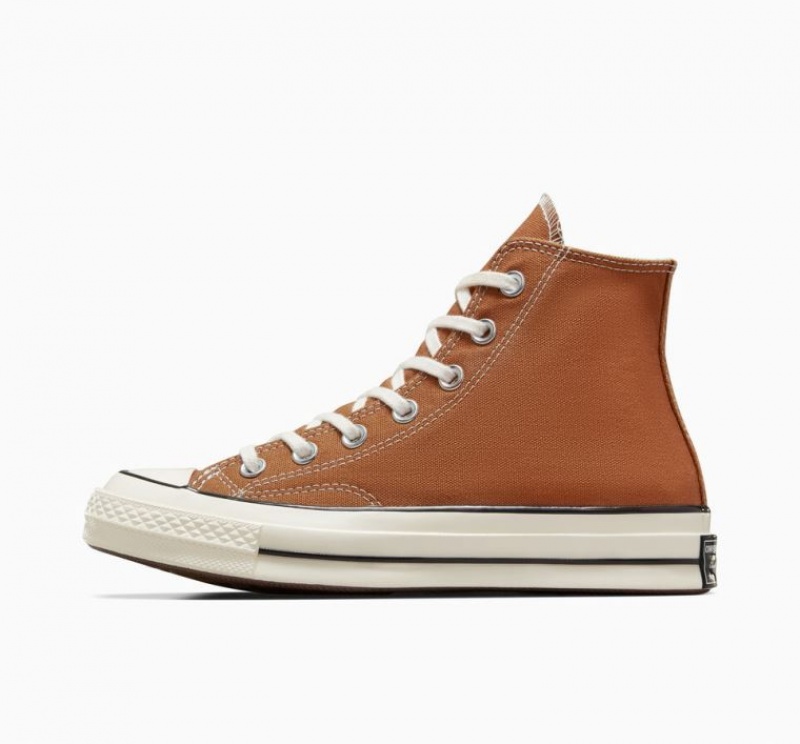 Brown Converse Chuck 70 Canvas Men's High Tops | NZ USMGY8641