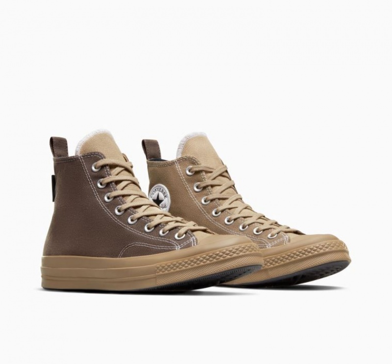 Brown Converse Chuck 70 Gtx Men's High Tops | NZ YMCRW0164