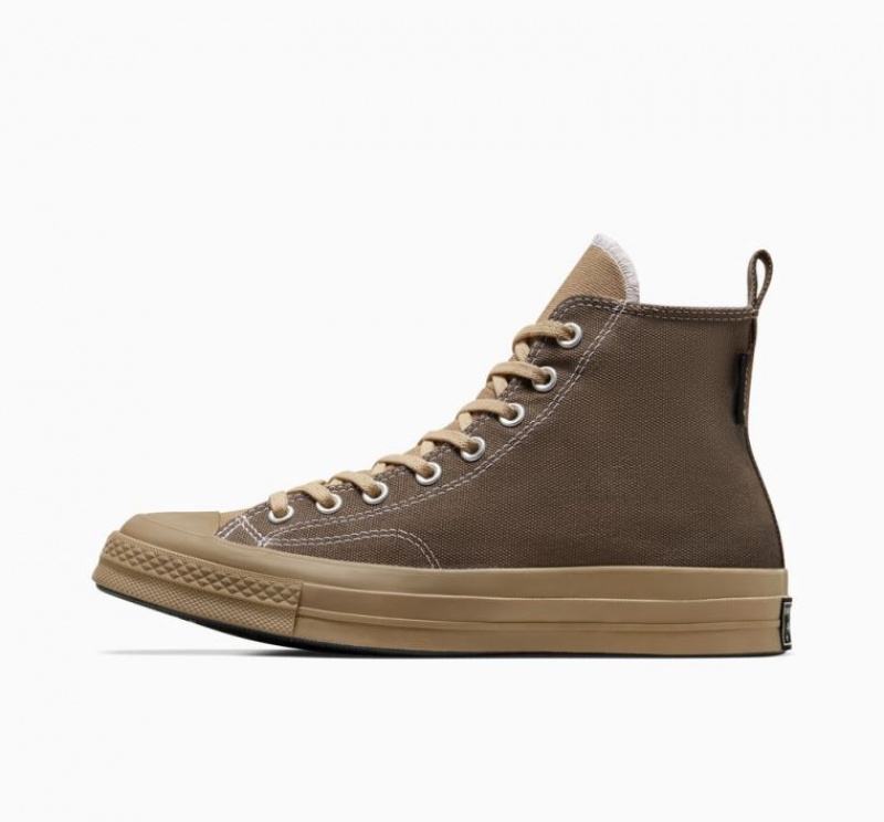 Brown Converse Chuck 70 Gtx Men's High Tops | NZ YMCRW0164