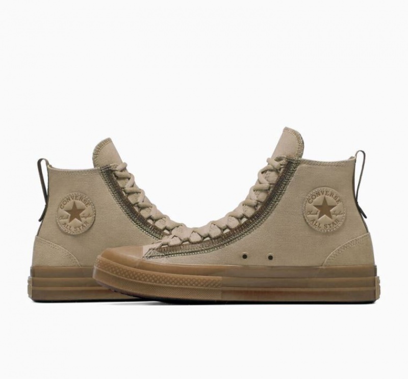 Brown Converse Chuck Taylor All Star CX Exp2 Men's High Tops | NZ NMTKL8609