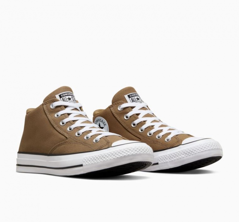 Brown Converse Chuck Taylor All Star Malden Street Vintage Athletic Men's Sneakers | NZ THORU4579