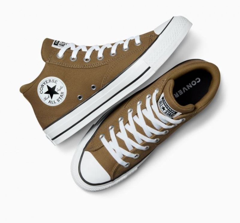 Brown Converse Chuck Taylor All Star Malden Street Vintage Athletic Men's Sneakers | NZ THORU4579