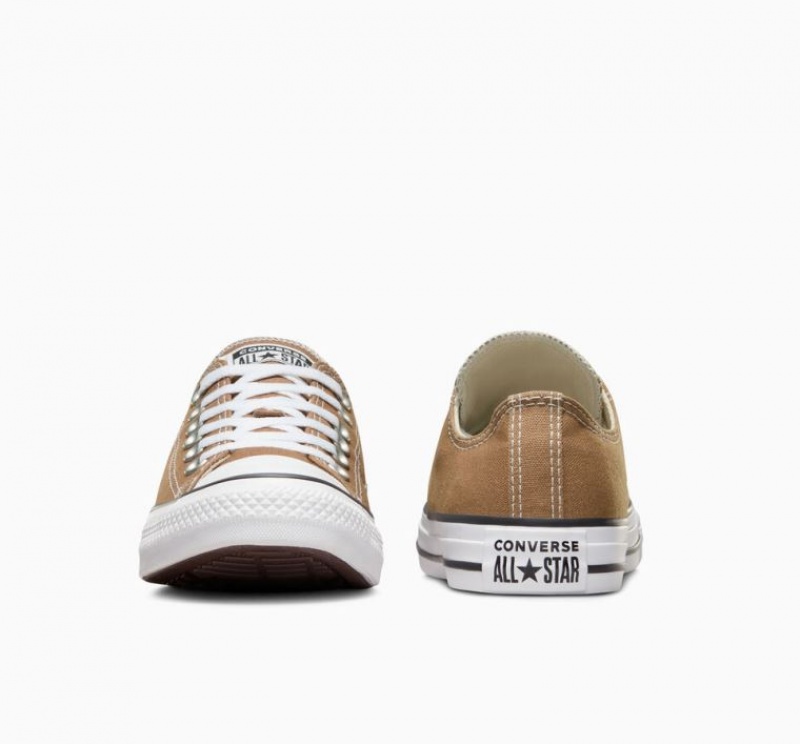 Brown Converse Chuck Taylor All Star Men's Low Tops | NZ LENRM8415