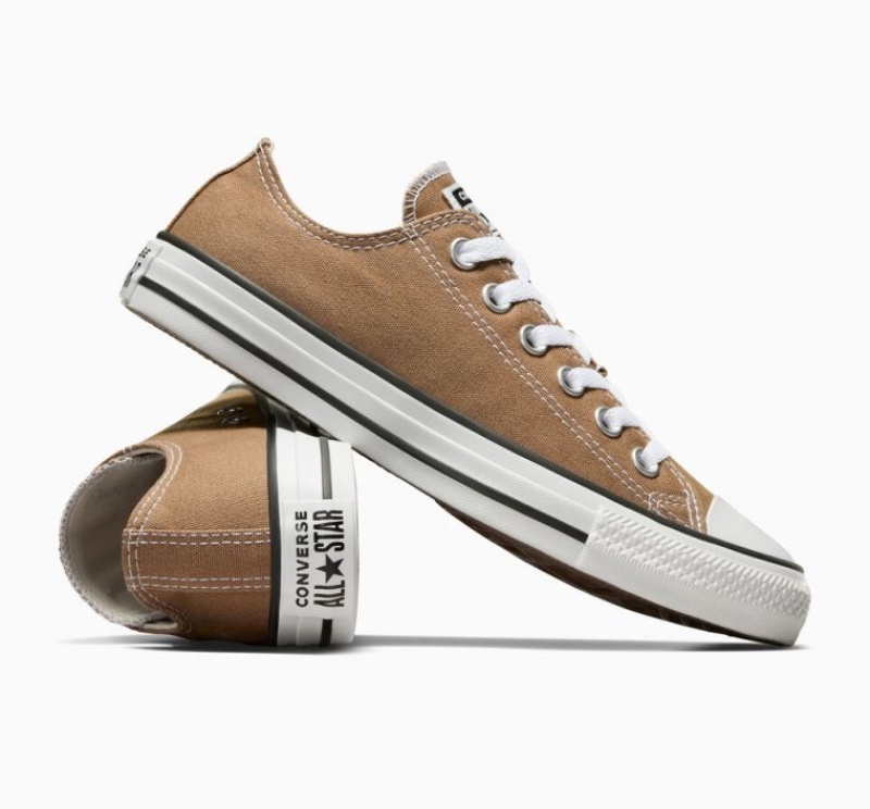 Brown Converse Chuck Taylor All Star Men's Low Tops | NZ LENRM8415