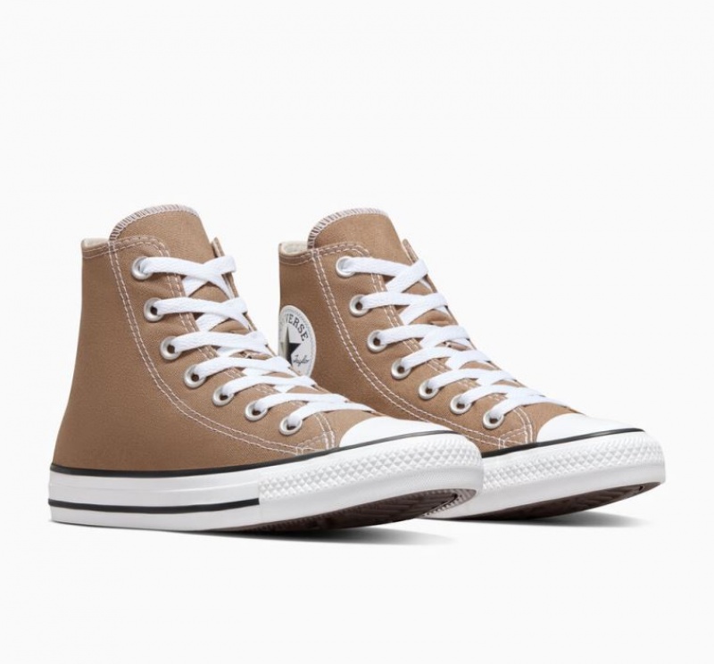 Brown Converse Chuck Taylor All Star Men's High Tops | NZ LGIAN8735