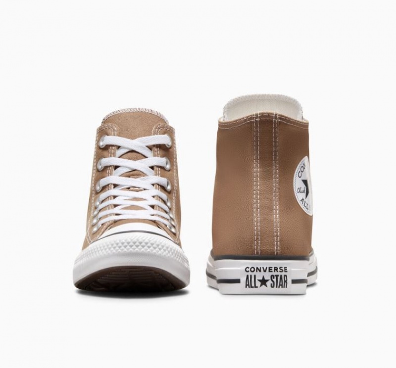 Brown Converse Chuck Taylor All Star Men's High Tops | NZ LGIAN8735