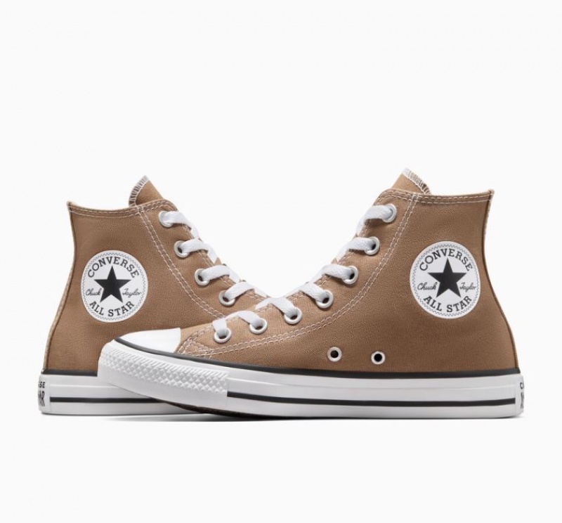 Brown Converse Chuck Taylor All Star Men's High Tops | NZ LGIAN8735