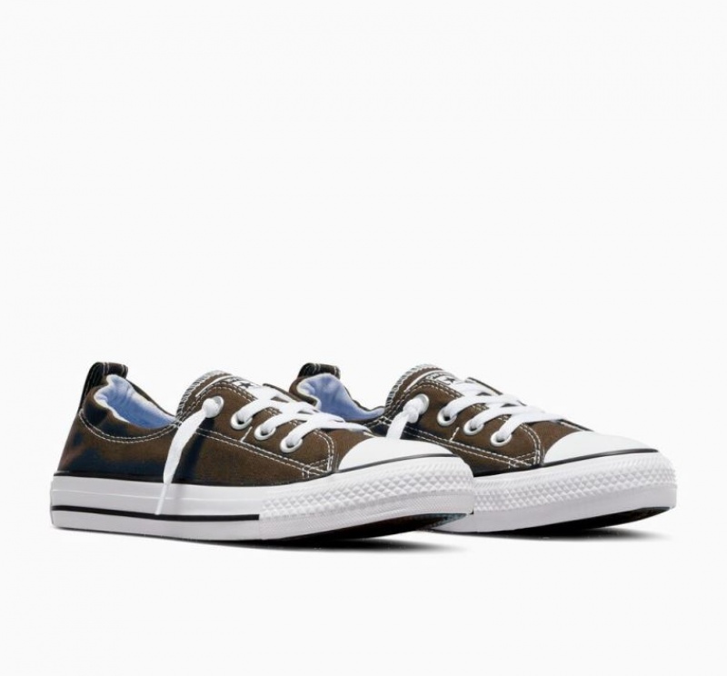 Brown Converse Chuck Taylor All Star Shoreline Slip Women's Low Tops | NZ DENGV6478