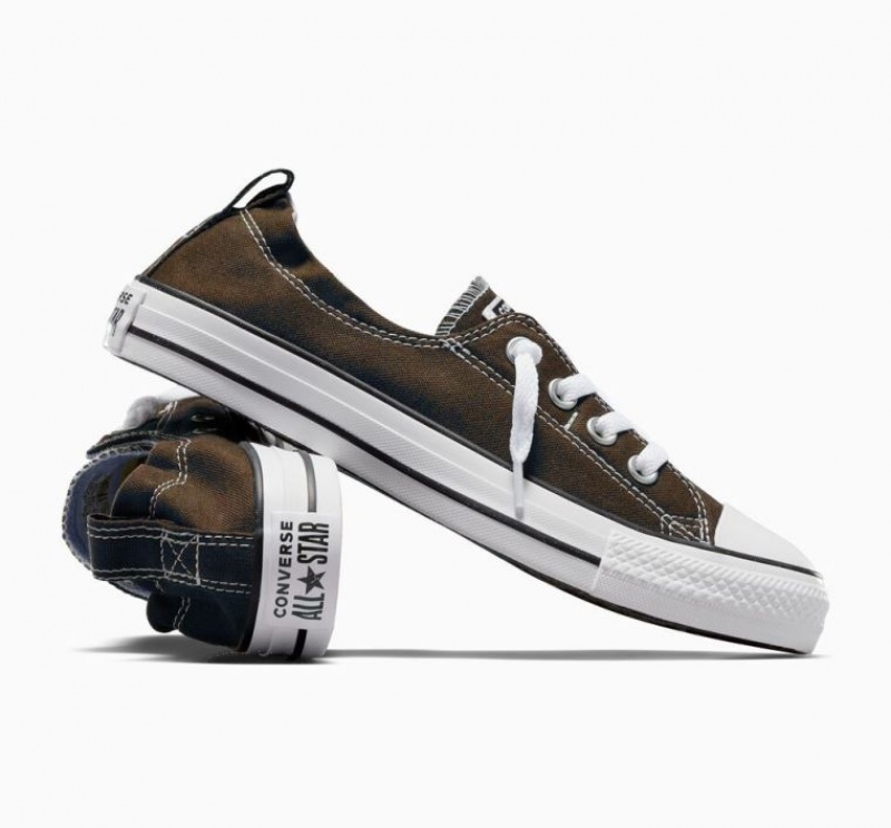 Brown Converse Chuck Taylor All Star Shoreline Slip Women's Low Tops | NZ DENGV6478