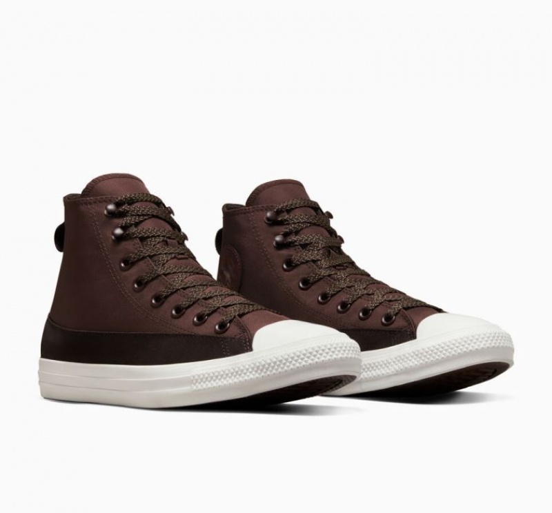 Brown Converse Chuck Taylor All Star Urban Explorer Men's High Tops | NZ IYATQ7586