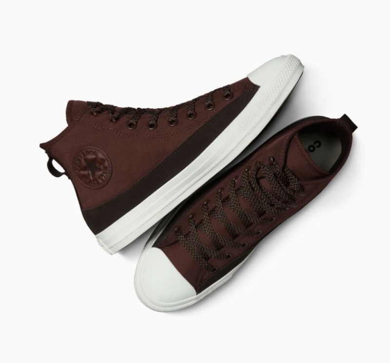 Brown Converse Chuck Taylor All Star Urban Explorer Men's High Tops | NZ IYATQ7586