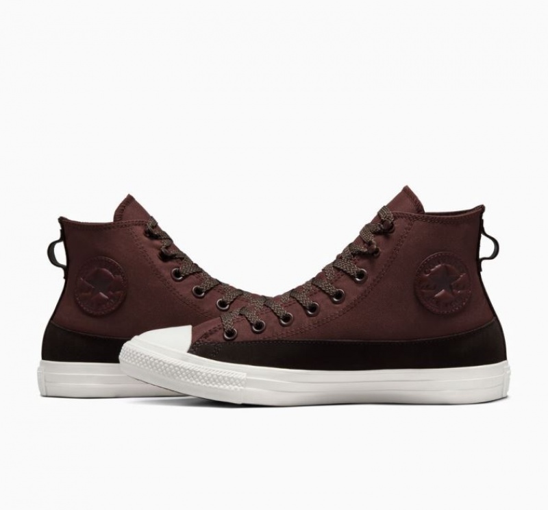 Brown Converse Chuck Taylor All Star Urban Explorer Men's High Tops | NZ IYATQ7586