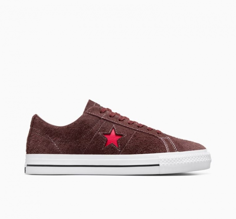 Brown Converse One Star Pro Women\'s Skate Shoes | NZ LBRCU9062