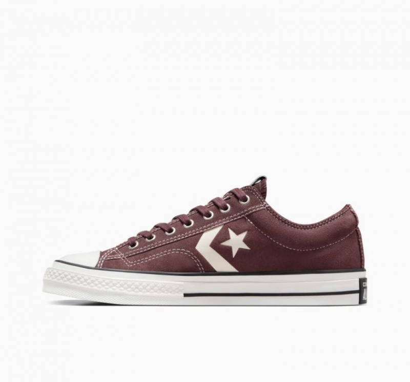 Brown Converse Star Player 76 Suede Men's Low Tops | NZ MTRWB7438