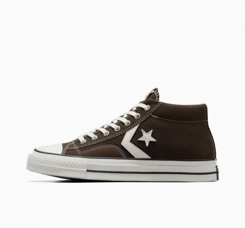 Dark Brown Converse Star Player 76 Men's Sneakers | NZ LPWKT8437