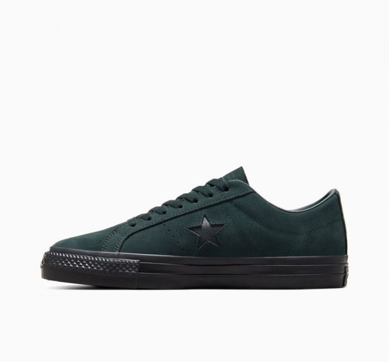 Dark Green Converse One Star Pro Women's Skate Shoes | NZ ANYCI2593