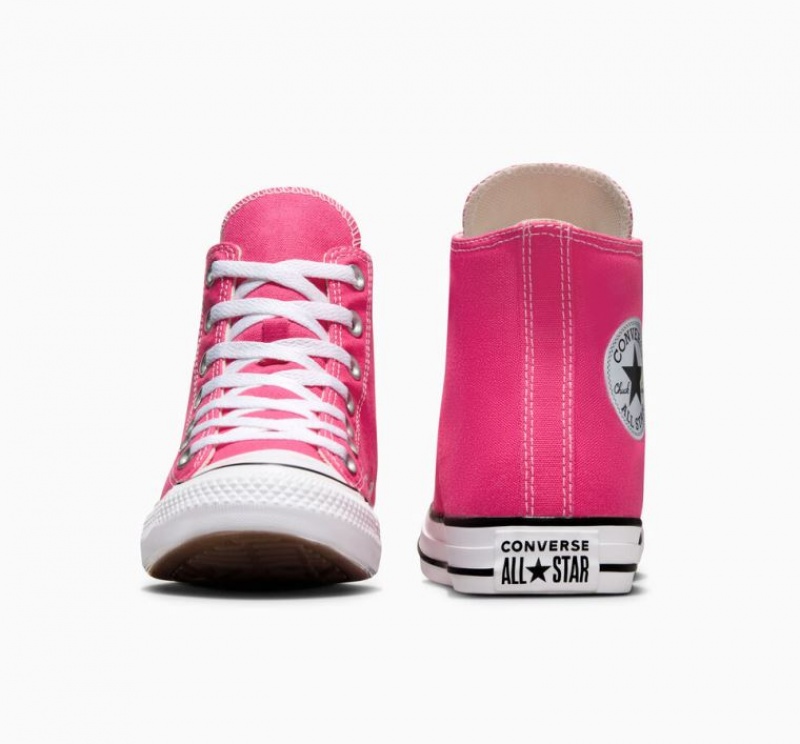 Fuchsia Converse Chuck Taylor All Star Men's High Tops | NZ KNIAY5092