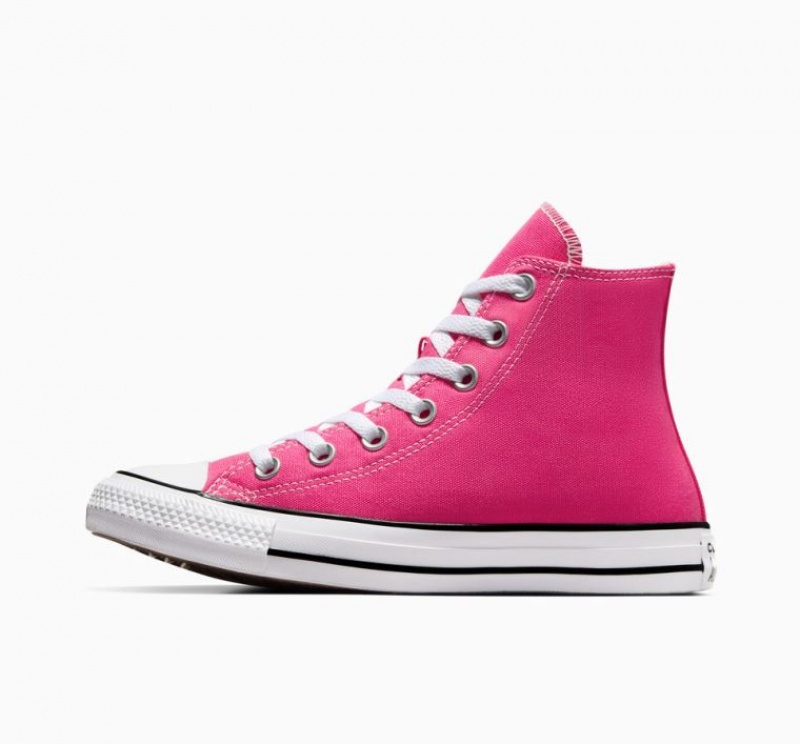 Fuchsia Converse Chuck Taylor All Star Men's High Tops | NZ KNIAY5092