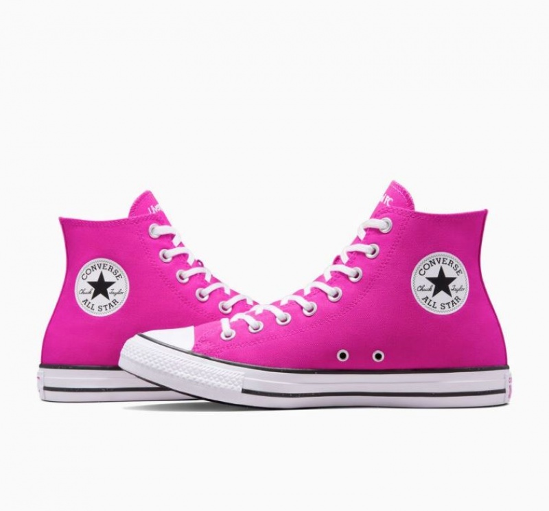 Fuchsia Converse X LFC Chuck Taylor All Star Women's High Tops | NZ RXYOL6237