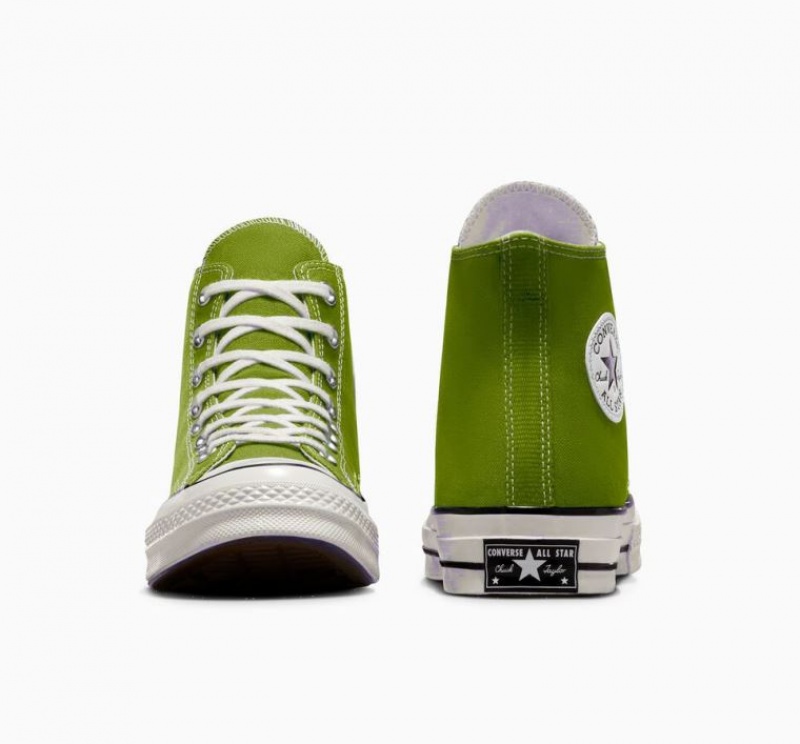 Green Converse Chuck 70 Canvas Men's High Tops | NZ YCAXZ3417