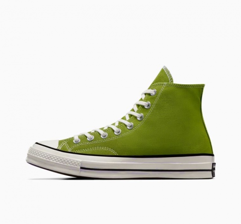 Green Converse Chuck 70 Canvas Men's High Tops | NZ YCAXZ3417