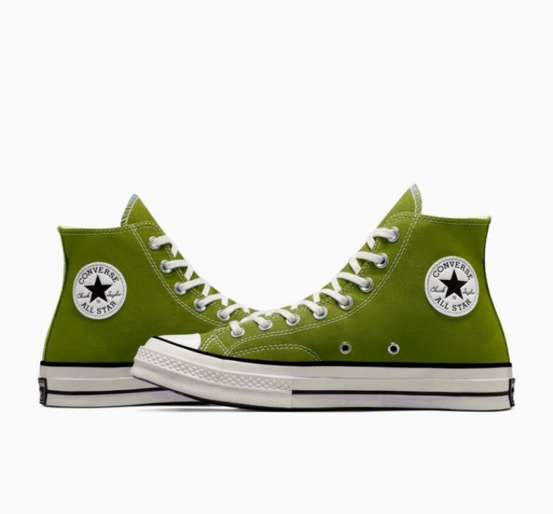 Green Converse Chuck 70 Canvas Men's High Tops | NZ YCAXZ3417