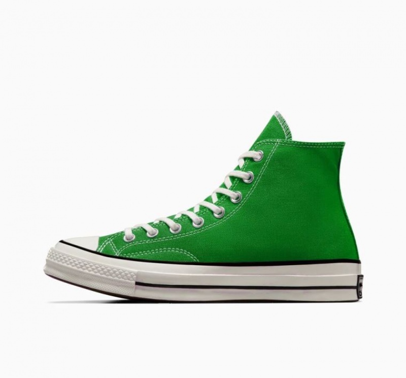 Green Converse Chuck 70 Canvas Men's High Tops | NZ NTIQF6157