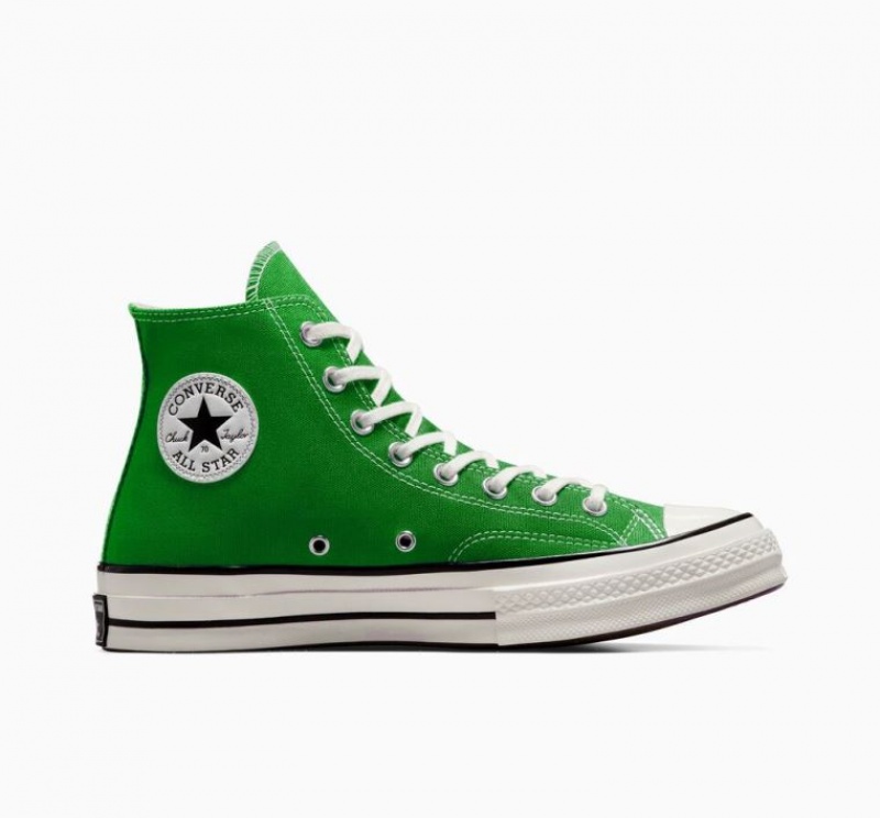 Green Converse Chuck 70 Canvas Men\'s High Tops | NZ NTIQF6157