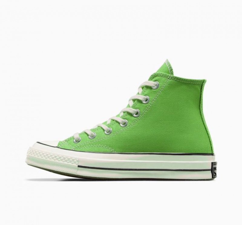 Green Converse Chuck 70 Canvas Men's High Tops | NZ GVPQJ8209