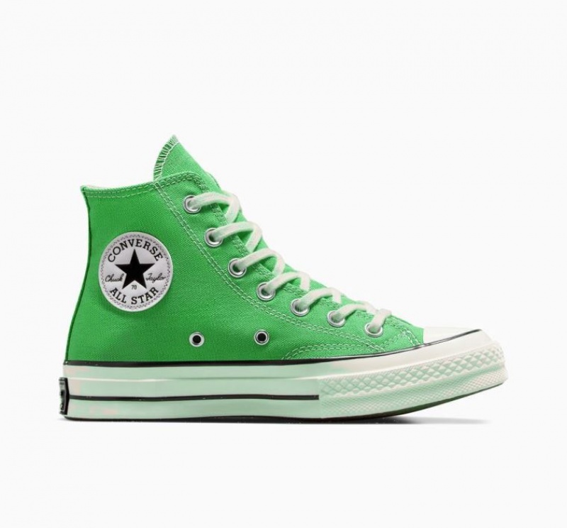 Green Converse Chuck 70 Canvas Men\'s High Tops | NZ UDPYA3271