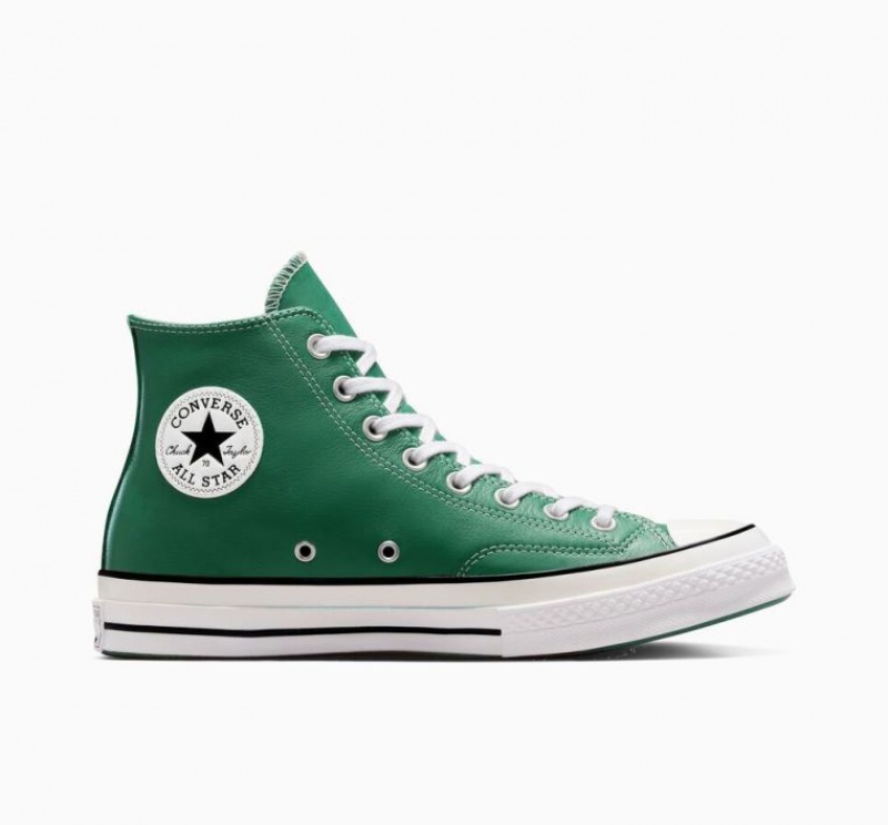 Green Converse Chuck 70 Surplus Leather Men\'s High Tops | NZ CADXO0321