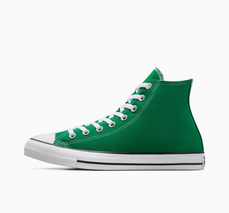 Green Converse Chuck Taylor All Star Men's High Tops | NZ PFVGK4985