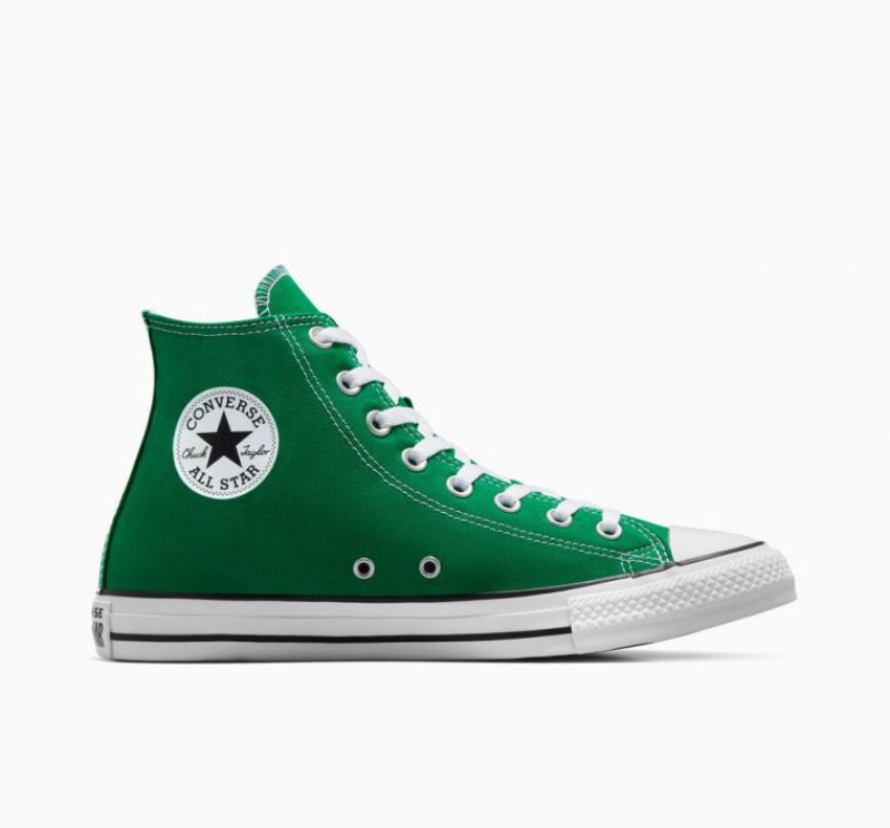 Green Converse Chuck Taylor All Star Men\'s High Tops | NZ PFVGK4985