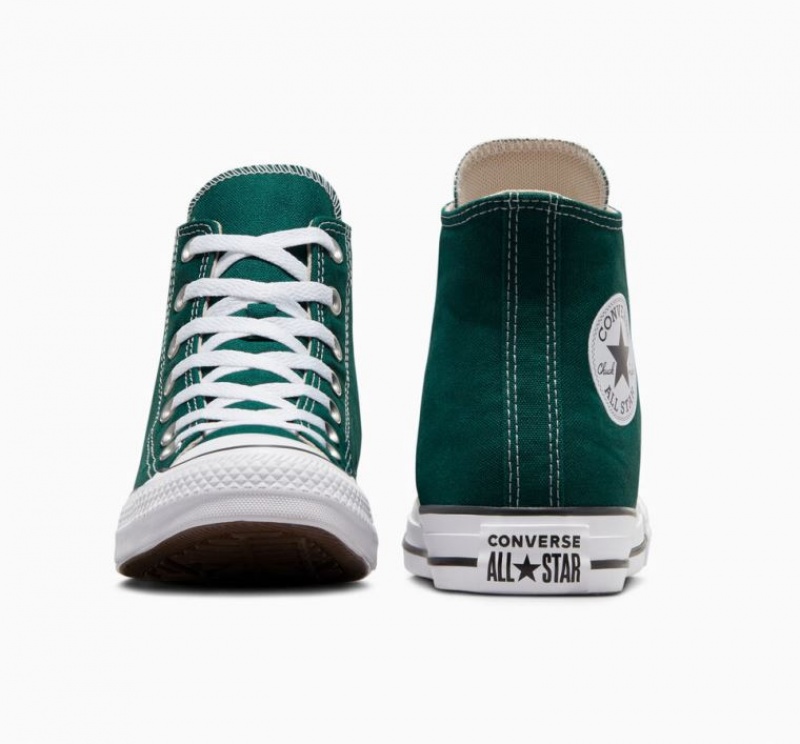 Green Converse Chuck Taylor All Star Men's High Tops | NZ DKJUF3105