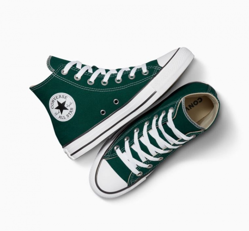 Green Converse Chuck Taylor All Star Men's High Tops | NZ DKJUF3105