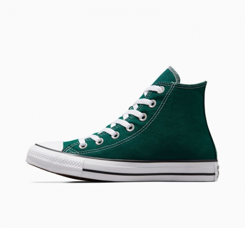 Green Converse Chuck Taylor All Star Men's High Tops | NZ DKJUF3105