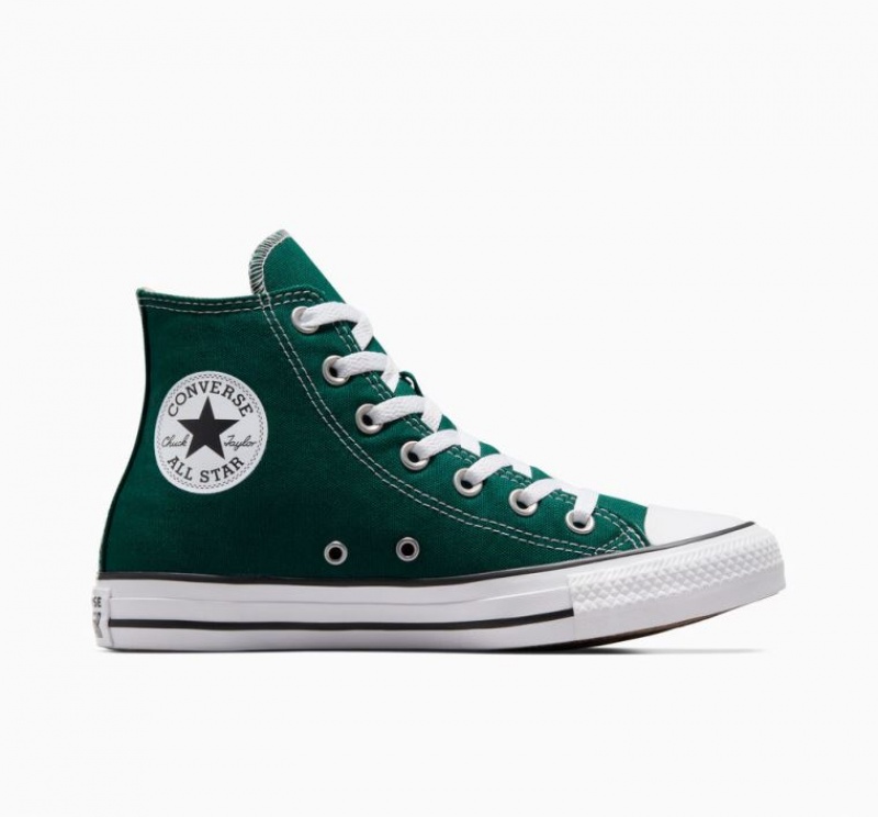 Green Converse Chuck Taylor All Star Men\'s High Tops | NZ DKJUF3105