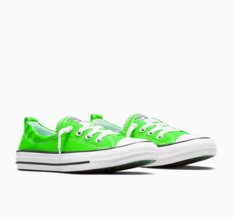 Green Converse Chuck Taylor All Star Shoreline Slip Women's Low Tops | NZ TUFLY3259