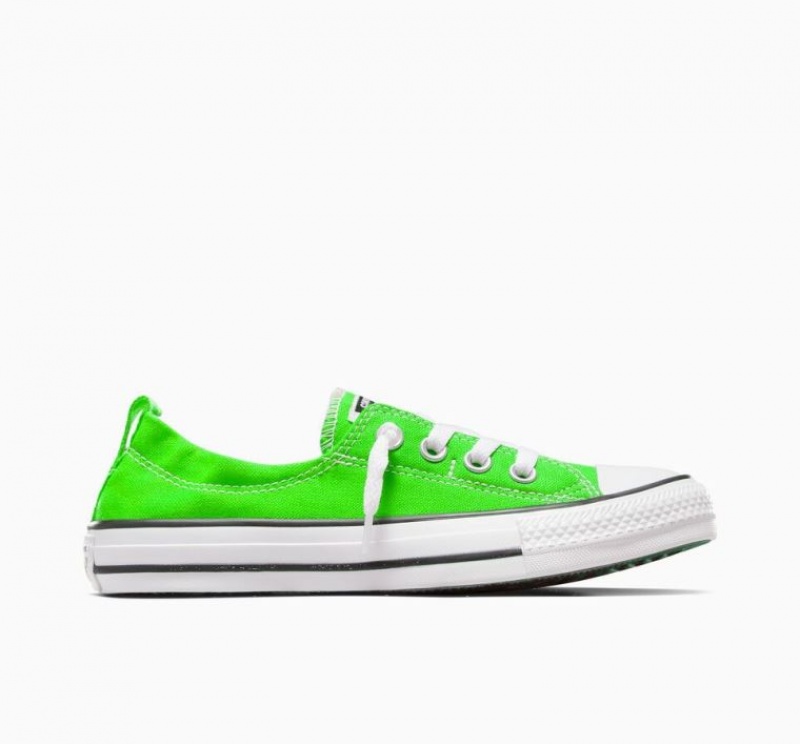 Green Converse Chuck Taylor All Star Shoreline Slip Women\'s Low Tops | NZ TUFLY3259