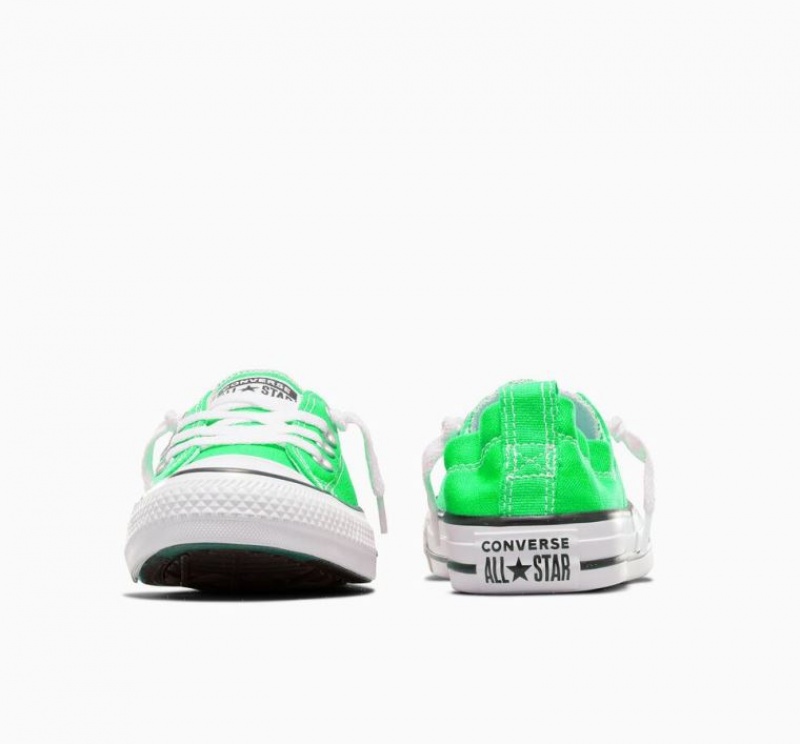 Green Converse Chuck Taylor All Star Shoreline Slip Women's Low Tops | NZ ZWUXR9021