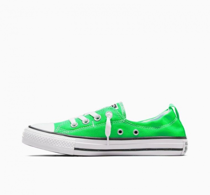 Green Converse Chuck Taylor All Star Shoreline Slip Women's Low Tops | NZ ZWUXR9021