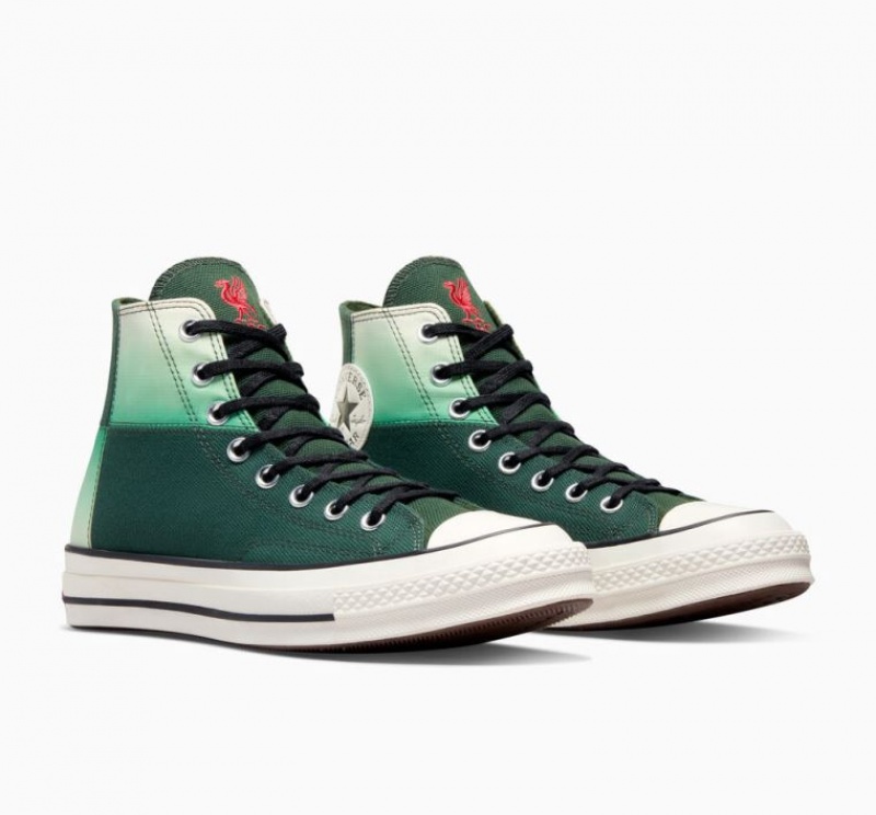 Green Converse X LFC Chuck 70 Men's High Tops | NZ DXFOC0274